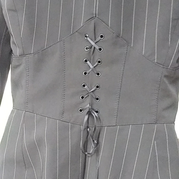 SALE!!!Beautiful! Bebe corset pantsuit! tightens in back Sz.6 - Picture 4 of 11